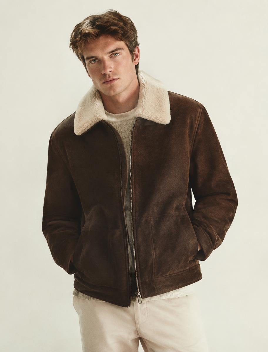 Shearling Collar Jacket